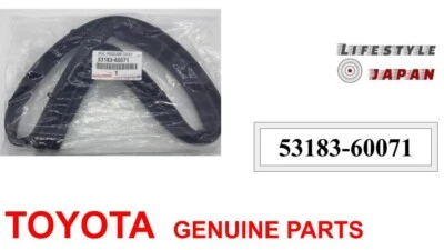 Toyota Genuine COVER TO HOOD OEM 53183-60071 LAND CRUISER 100 SEAL HEADLAMP Foto 1 de 4