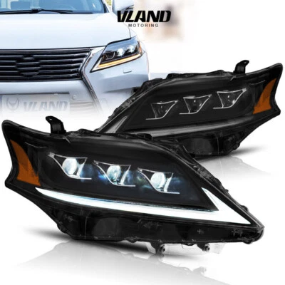 Amber VLAND LED Headlights For 13-15 Lexus RX Series 3th Gen AL10 Japan Built - Изображение 1 из 4