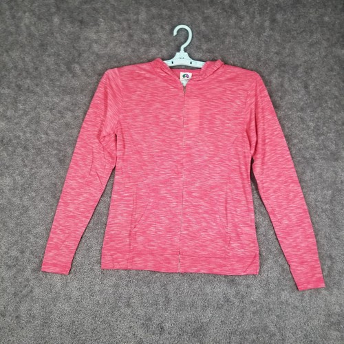 VETEMENTS Felpa con cappuccio Avalon Apparel donna taglia S rossa nuova senza etichette tasche manica lunga full zip casual