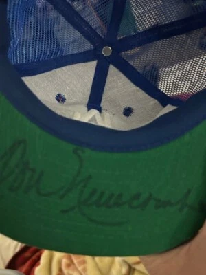Don Newcombe Signed Hat Autographed LA Dodgers Hat PSA Former Negro Leaguer - Image 1 of 4
