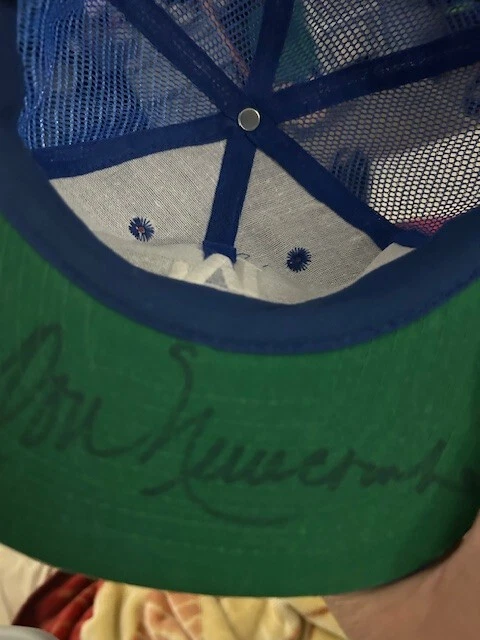 Don Newcombe Signed Hat Autographed LA Dodgers Hat PSA Former Negro Leaguer - Image 1 of 4