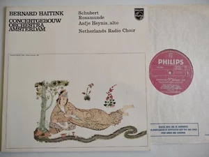 HAITINK CONDUCTS SCHUBERT ROSAMUNDE COA PHILIPS SAL 3534 - Picture 1 of 4