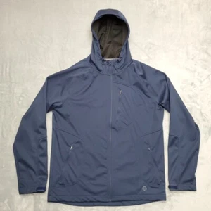 Mondetta Outdoor Project Jacket Mens Medium Navy Wind Water Resistant Full Zip - Picture 1 of 8