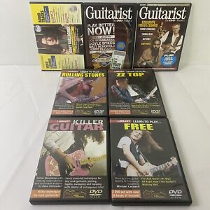 7x DVD Guitar Techniques Lick Library Learn to Play Rolling Stones ZZ Top Killer
