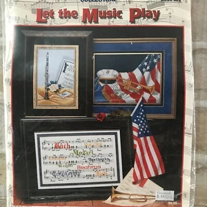 Let the Music Play Counted Cross Stitch Kit by Stoney Creek Collection - Picture 1 of 8