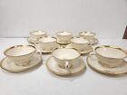 LENOX WESTFIELD GOLD WHEAT R-440 Set of 8 CUPS & SAUCERS