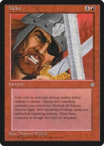 Magic the Gathering (mtg): ICE: Melee (x 4) - Picture 1 of 1