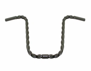 Brand New! Bicycle 13" Rise Square Twisted Lowrider Bike Handlebar 25.4mm Black - Picture 1 of 1
