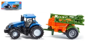 MODELLINO AGRICOLO STATICO SIKU TRATTORE NEW HOLLAND + BARRE IRRORATRICI 1:87 - Foto 1 di 5