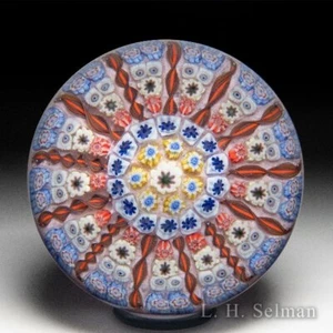Perthshire Paperweights patterned millefiori and twists glass art paperweight - Picture 1 of 2