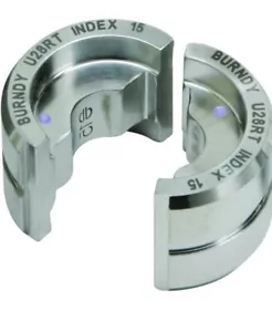 Burndy U2CABT Stampo a U in acciaio inox, indice 348, rosa - Foto 1 di 2