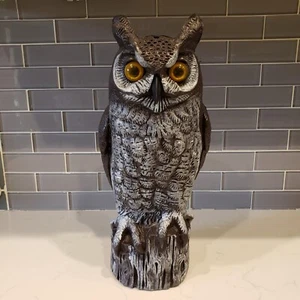 Vintage Dalen Products Eule Blasform 1990 Outdoor Garten Köder 16" Made in USA * - Bild 1 von 8