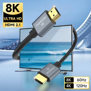 HDMI 2.1 Cable TPE 4K@120Hz 8K@60Hz HDCP 2.2 & 2.3 HDR 10 eARC for Laptop UHD TV - Picture 1 of 12