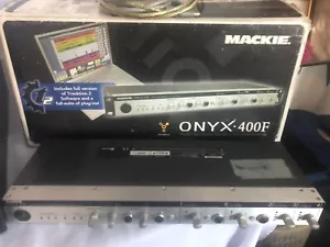Mackie Onyx 400F Firewire Audio Computer recording Mic Preamp interface Working - Picture 1 of 4