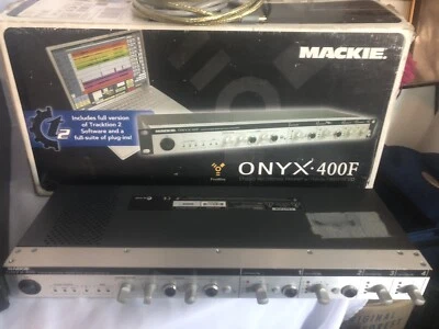 Mackie Onyx 400F Firewire Audio Computer recording Mic Preamp interface Working - Image 1 of 4