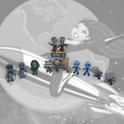 Guardianes de la Galaxia Funko Mystery Minis Lote, Juego Completo Foto 1 de 4