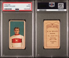 1910-11 C56 #10 Harry Hyland Rookie Card PSA 2