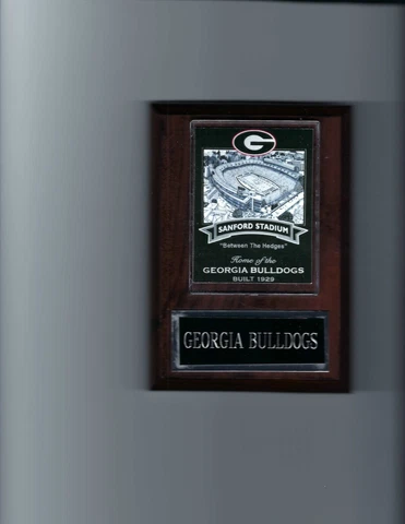 GEORGIA BULLDOGS SANFORD STADIUM PLAQUE FOOTBALL NCAA Cover