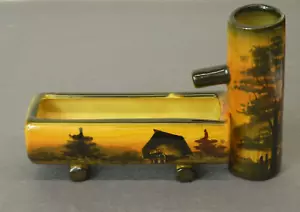 Schöner kleiner Brunnen, SMF Majolika, nummeriert, 10,5 cm hoch, 15,5 cm breit - Bild 1 von 5
