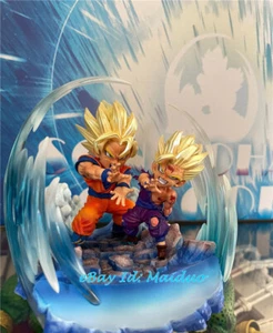Dragon Ball Z Son Goku &amp; Gohan LeaGue Studio Statue Resin Figur - Bild 1 von 6