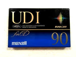 Maxell UD I 90 Audio Cassette Blank Tape Sealed Made in Japan Type I v1 - Bild 1 von 3