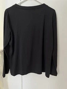 Woman’s SPORTSCRAFT Jumper.Size XL. Classy Black Top with Bow-As New Cond. - Picture 1 of 18