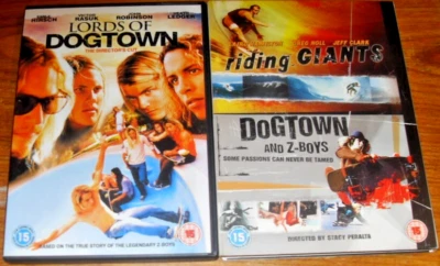 Lords Of Dogtown / Dogtown And Z-Boys/Riding Giants DVDs - Image 1 of 2