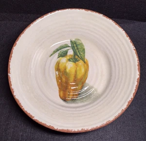 Williams Sonoma Jardin Potager 10" Pasta Bowl Yellow Pepper - Flawed - Picture 1 of 8
