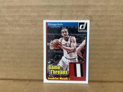 2014-15 Donruss Game Threads Prime Patch #33 Joakim Noah /20 Game Used - Image 1 of 4