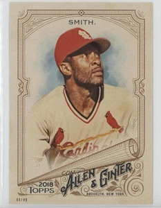 2018 Topps Allen & Ginter Topps.com esclusiva online 5x7/49 Ozzie Smith #67 HOF - Foto 1 di 3