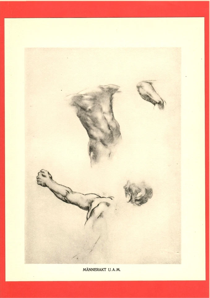 Männerakt * Anselm Feuerbach (1912) – [FEU-21] - Bild 1 von 1