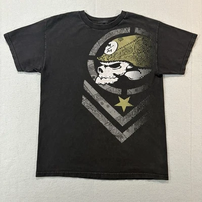 Camiseta Y2K Metal Mulisha Para Hombre Mediana Grunge Motociclista Calavera Años 2000 Foto 1 de 4