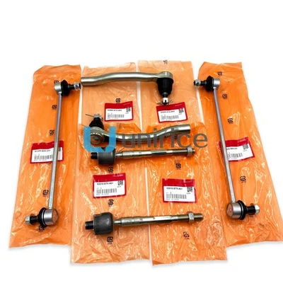 6 pcs Front Outer +Inner Tie Rod Ends + stabilizer links For 2007-2013 Acura MDX - Image 1 of 4