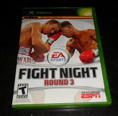 Fight Night Round 3 (Original Xbox, 2006) CIB, Excelente Forma Foto 1 de 3