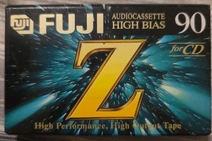 Fuji Z 90 Minuten Leerkassette Band High Bias Output Performance Extra Slim CD - Bild 1 von 2
