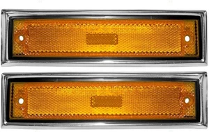 PAR de luces marcadoras delanteras ámbar del lado del conductor y del pasajero para piezas de automóviles - Imagen 1 de 6