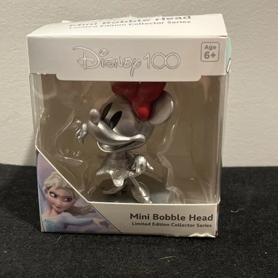 Disney 100th Anniversary Mini Bobble Head MINNIE MOUSE Decor Brand New - Image 1 of 4