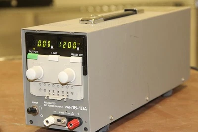 KIKUSUI PAN16-10A 0-16V 0-10A Regulated DC Power Supply - Image 1 of 4