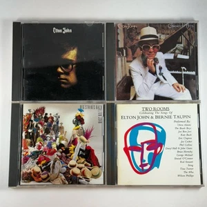 ELTON JOHN - 4 CD LOT Greatest Hits - Self Titled - Reg Strikes Back - Two Rooms - Picture 1 of 4