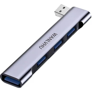 USB Hub für Laptop 4-Port, Tragbarer USB 3.0 Hub USB Splitter, USB Multiport A... - Bild 1 von 7