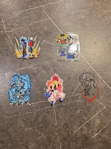 5pk Dragon Balls Z UVDTF Calcomanía Adhesiva para Laptop Monopatín Ventana Impermeable - Imagen 1 de 6