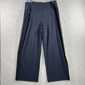 Pantalones de pierna ancha Athleta Venice colorblock azul marino talla XL TG 464609 - Imagen 1 de 10