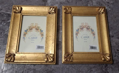 Marcos de fotos vintage 4x6 madera dorada. One Is Missing Kickstand como se ve en... Foto 1 de 2