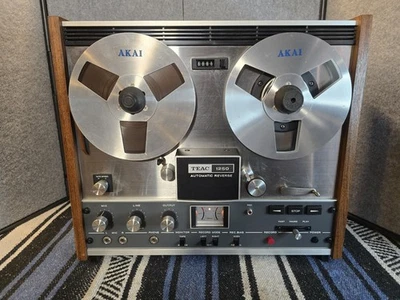 Grabadora de cinta estéreo inversa automática TEAC A-1250 de colección carrete a carrete/reparada🌐 Foto 1 de 4