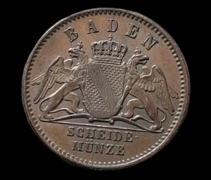 Germany, Bayern, 1/2 Kreuzer Maximilian II 1856 Superb - Picture 1 of 2