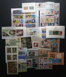 Ajman Manama Briefmarken Block GROSSES LOT + extra. 24 insgesamt. Beschreibung lesen - Bild 1 von 24