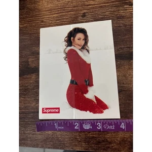 Supreme Sticker - Mariah Carey Christmas - 100% Genuine Authentic - Picture 1 of 1