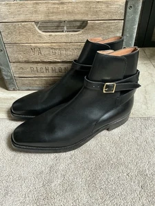 NEW POLO RALPH LAUREN Made in England Jodhpur buckle boots - black - US 9.5 D - Picture 1 of 10