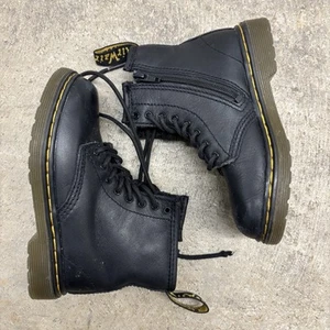 Toddler Size 9 Dr. Martens Leather Lace Up Boots TODDLER SIZE 9 Used - Picture 1 of 9