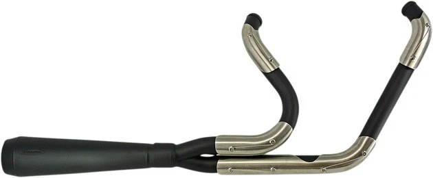 Trask Assault 2-Into-1 Full Exhaust System Black/Stainless #TM-5020BK Foto 1 de 1